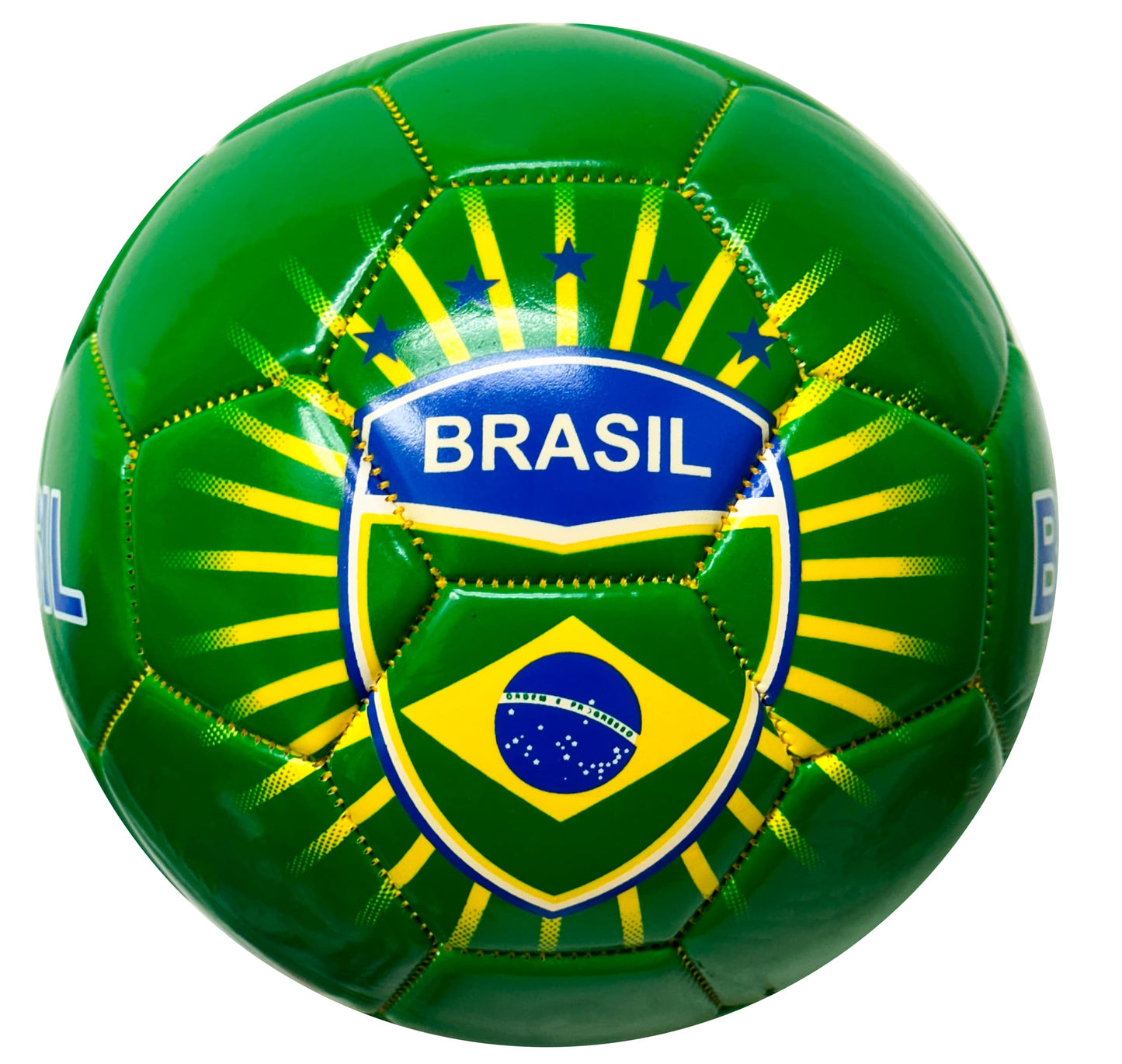 Just 4 Kicks Brasil Soccer Ball (Size 2), Brazil Mini Ball #2