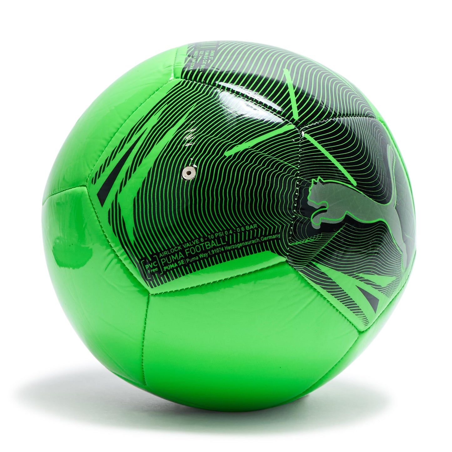 Puma Unisex Big Cat Soccer Ball, Fluro Green PES-Black-Silver AH25, 3