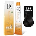 GK HAIR Global Keratin Professional Hair Color Cream Tube (3.4 Fl Oz/100ml) Nourishing & Cleansing Colors for Styling High Performance Long Lasting