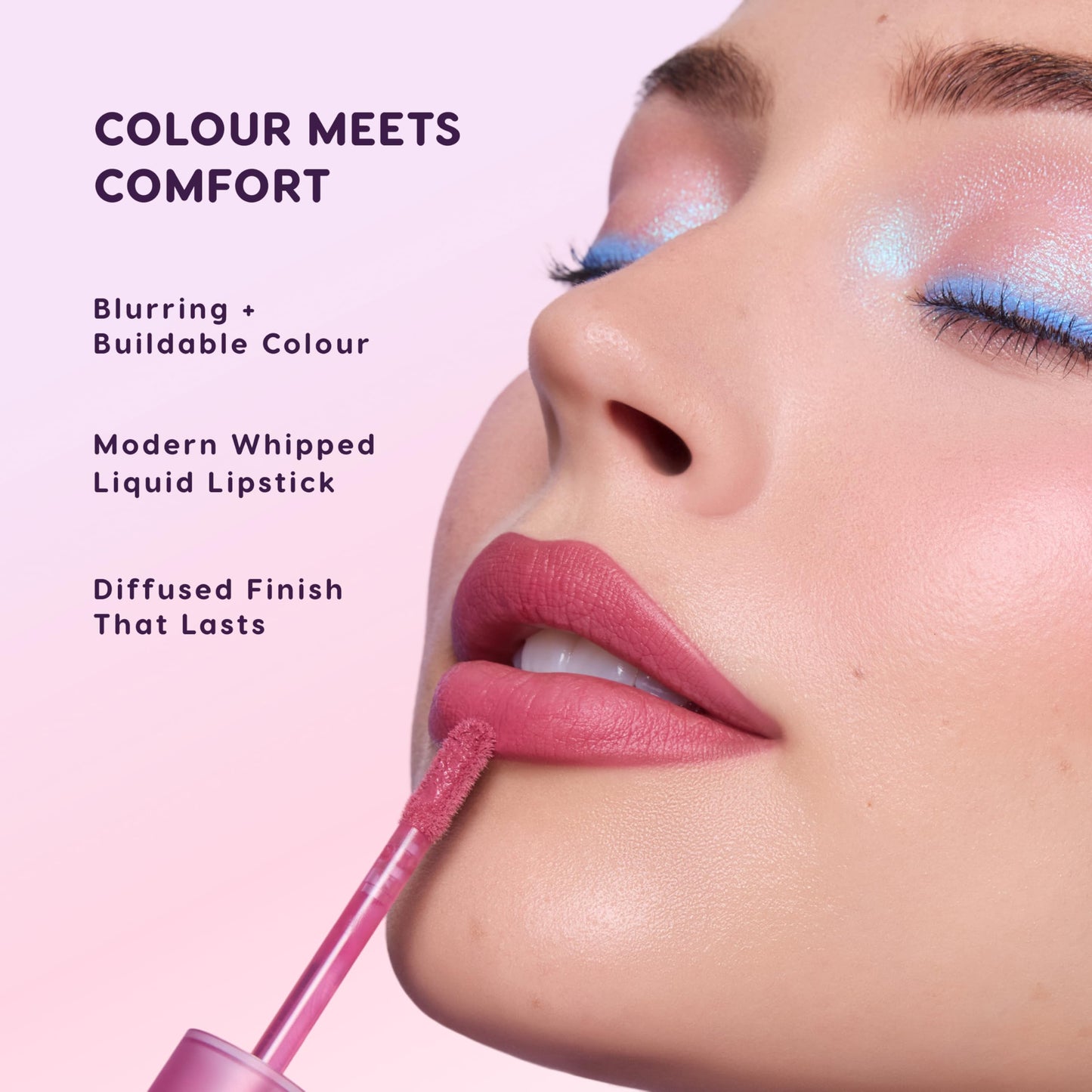 Colourpop Cloud Whip Liquid Lipstick for Women - Blurring Lip Stick with a Soft Finish - Infused with Marshmallow, Cloudberry & Hyaluronic Acid - Creamy & Non-Drying - Storm Cloud (0.12 Fl oz)