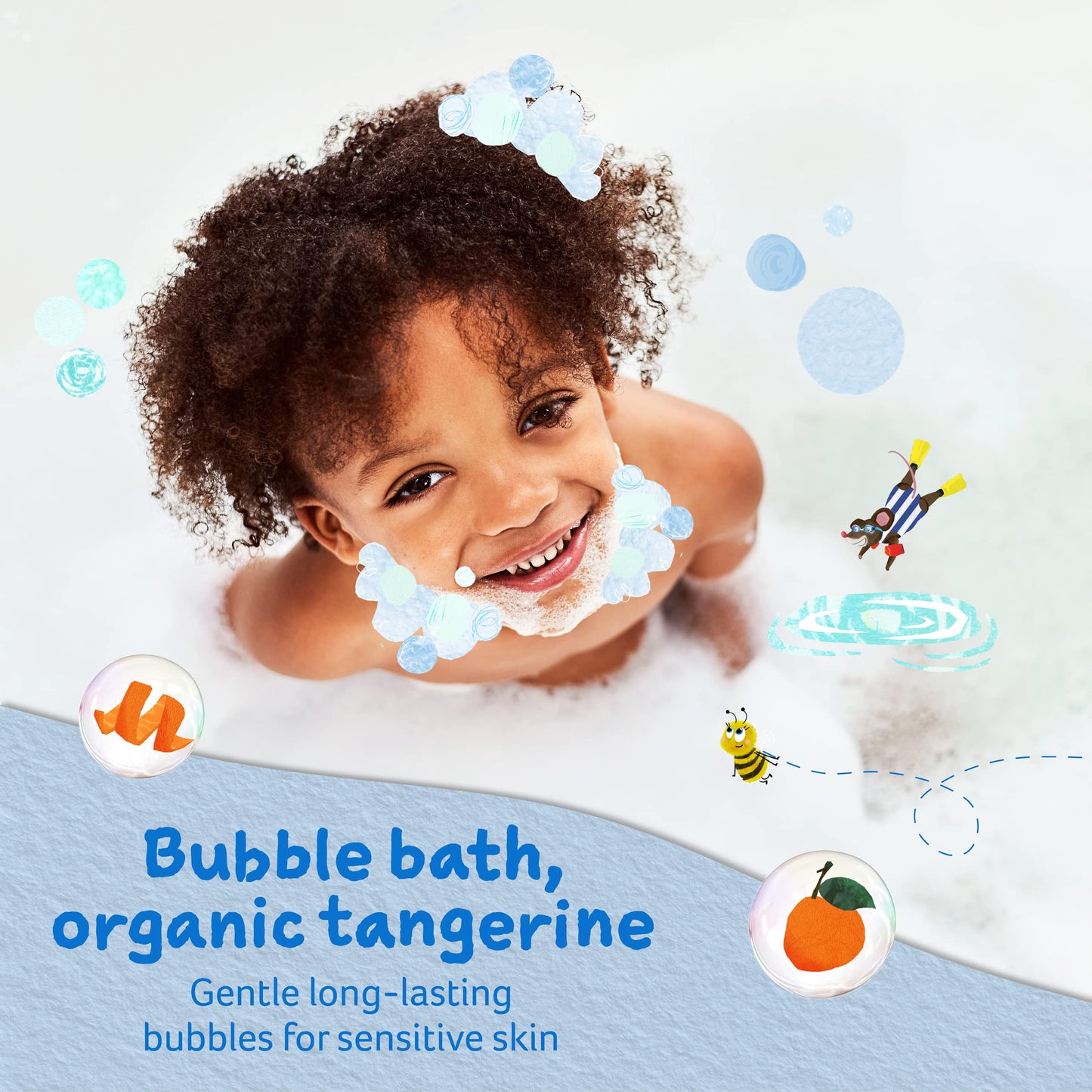 Childs Farm Bubble Bath Organic Tangerine 250ml Beauty and Personal Care Childs Farm