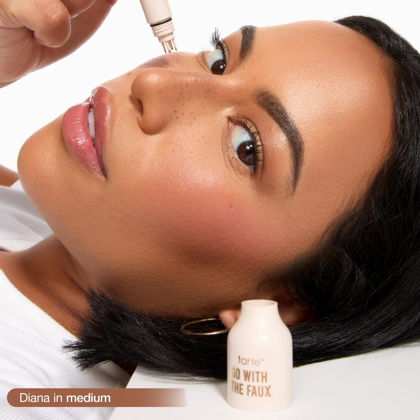 tarte go with the faux freckle stamp - Natural-Looking Freckle Pen for Sun-Kissed Buildable Makeup, Perfect for Travel, Vegan & Cruelty-Free, Full-Size, Medium