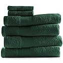 Hearth & Harbor Bath Towels for Bathroom - 100% Ring Spun Cotton Luxury Bathroom Towels - Ultra Soft & Highly Absorbent, Bath Towels Set of 6…