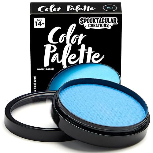 Spooktacular Creations Halloween Makeup Face Body Paint Waterproof Foundation Cream Cake Tub, Halloween Party Cosplay Clown Sfx Costume and Dress Up