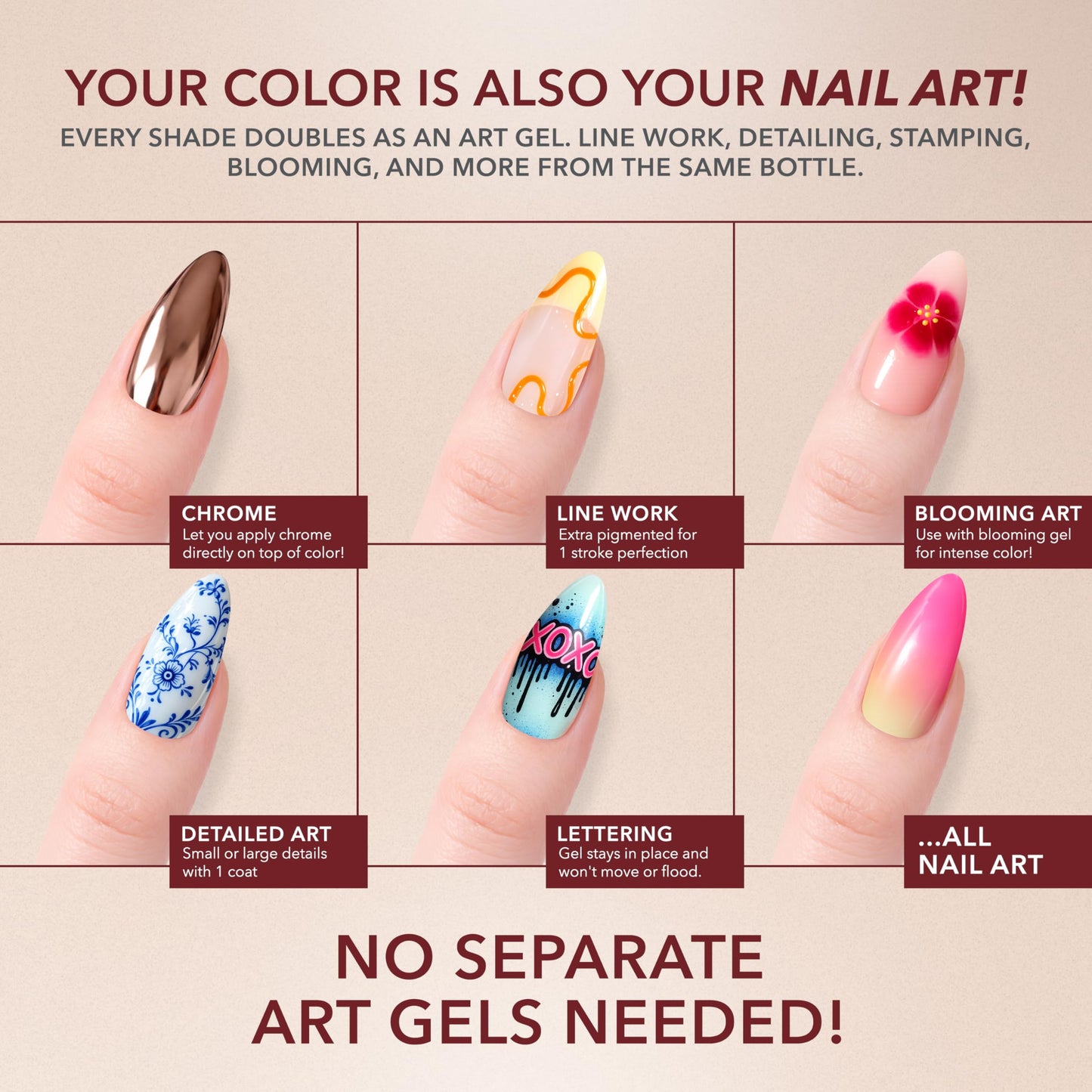 KIARA SKY Gel Pro HEMA-Free Gel Nail Polish | Full Coverage, 28+ Day Wear, Self-Leveling, UV/LED Soak-Off, 0.5 fl oz | Manifest It #053 Beauty & Personal Care KIARA SKY