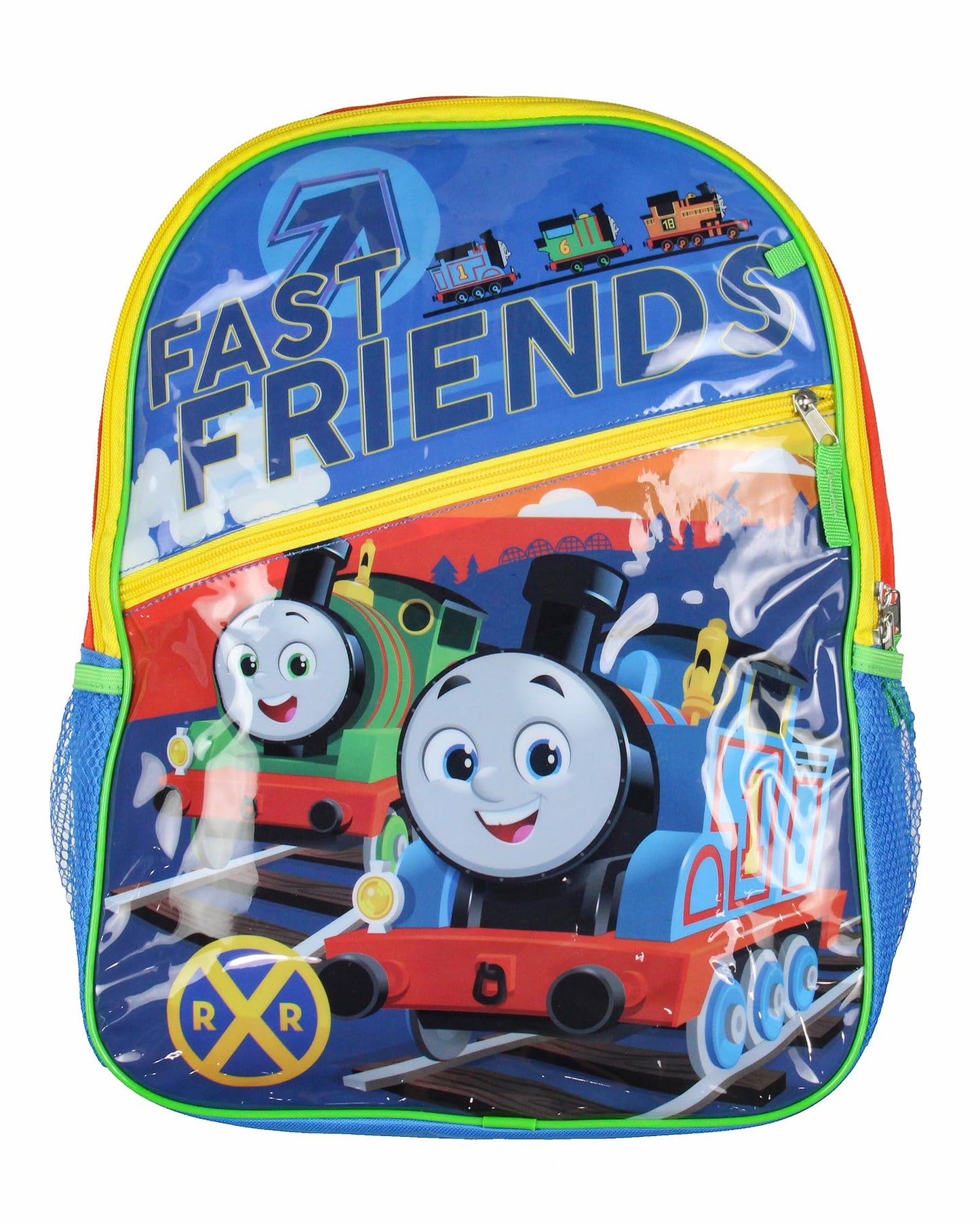 AI ACCESSORY INNOVATIONS Thomas and Friends Backpack Thomas Train Fast Friends Backpack Set Lunch Box Pencil Case Water Bottle 5 Piece For Kids