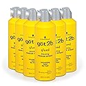 got2b Glued Blasting Freeze Hair Spray, 12 Fl Oz, Pack of 6, Extra Strong Holding Spray for Spikes & Styles, Long-Lasting All-Day Hold, Wind-Tested