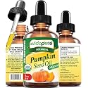 MYVIDAPURE Organic PUMPKIN SEED OIL Certified Organic WILD GROWTH RAW Pure EXTRA VIRGIN UNREFINED for Skin, Face, Body, Hair and Lip Care (1 Fl Oz)