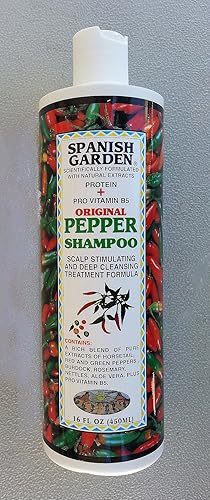 Spanish Garden N'iceshop Original Pepper Shampoo 16 Oz