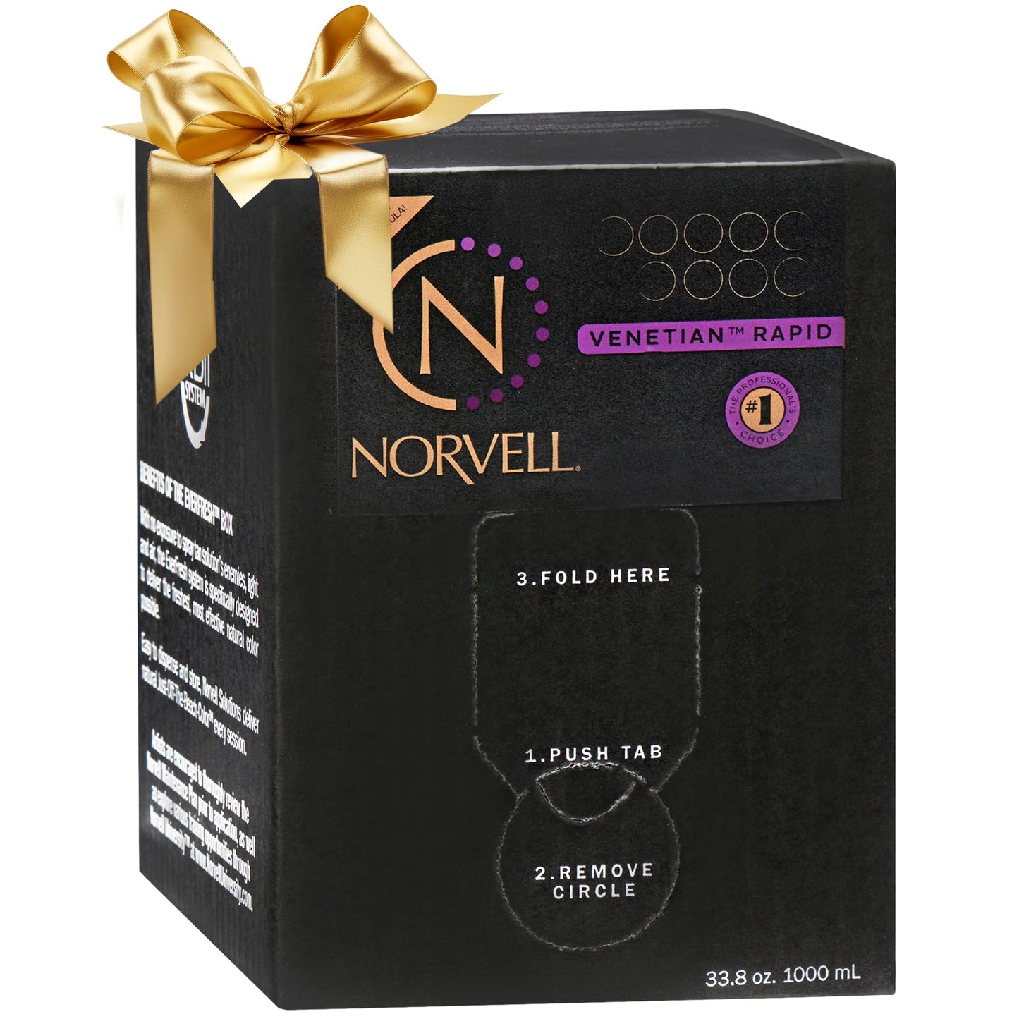 Norvell Premium Rapid Spray Tan Solution Venetian One 1 Liter - Professional Sunless Tanning Formula for Ultra Fast Natural Bronze Glow, Streak Free