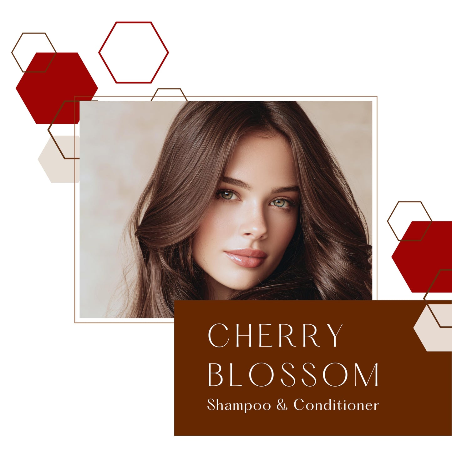 Auctus365 100% Organic Cherry Blossom Shampoo and Conditioner
