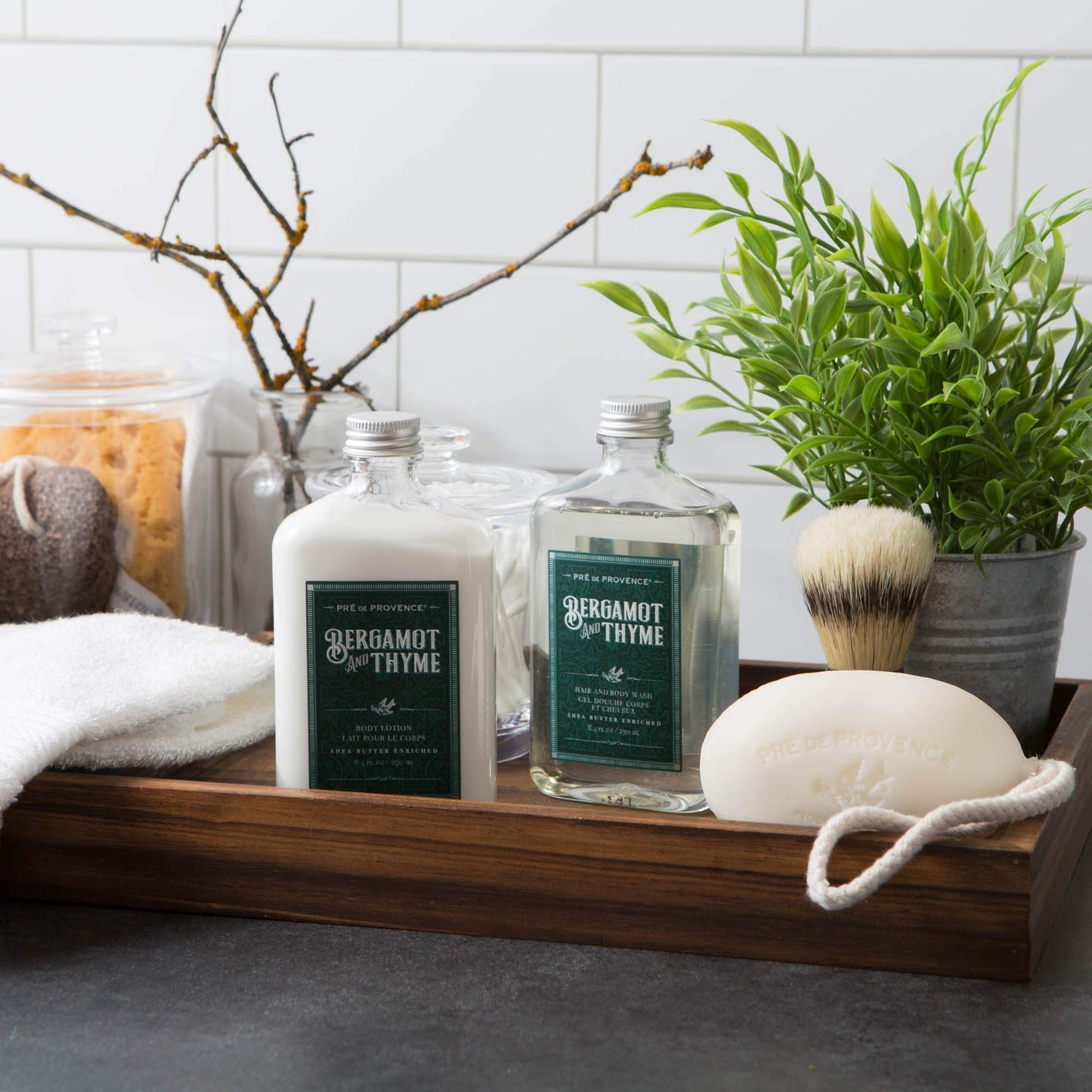 Pre de Provence Bergamot & Thyme Men's Fragrance Collection, Body Lotion, 250 ML