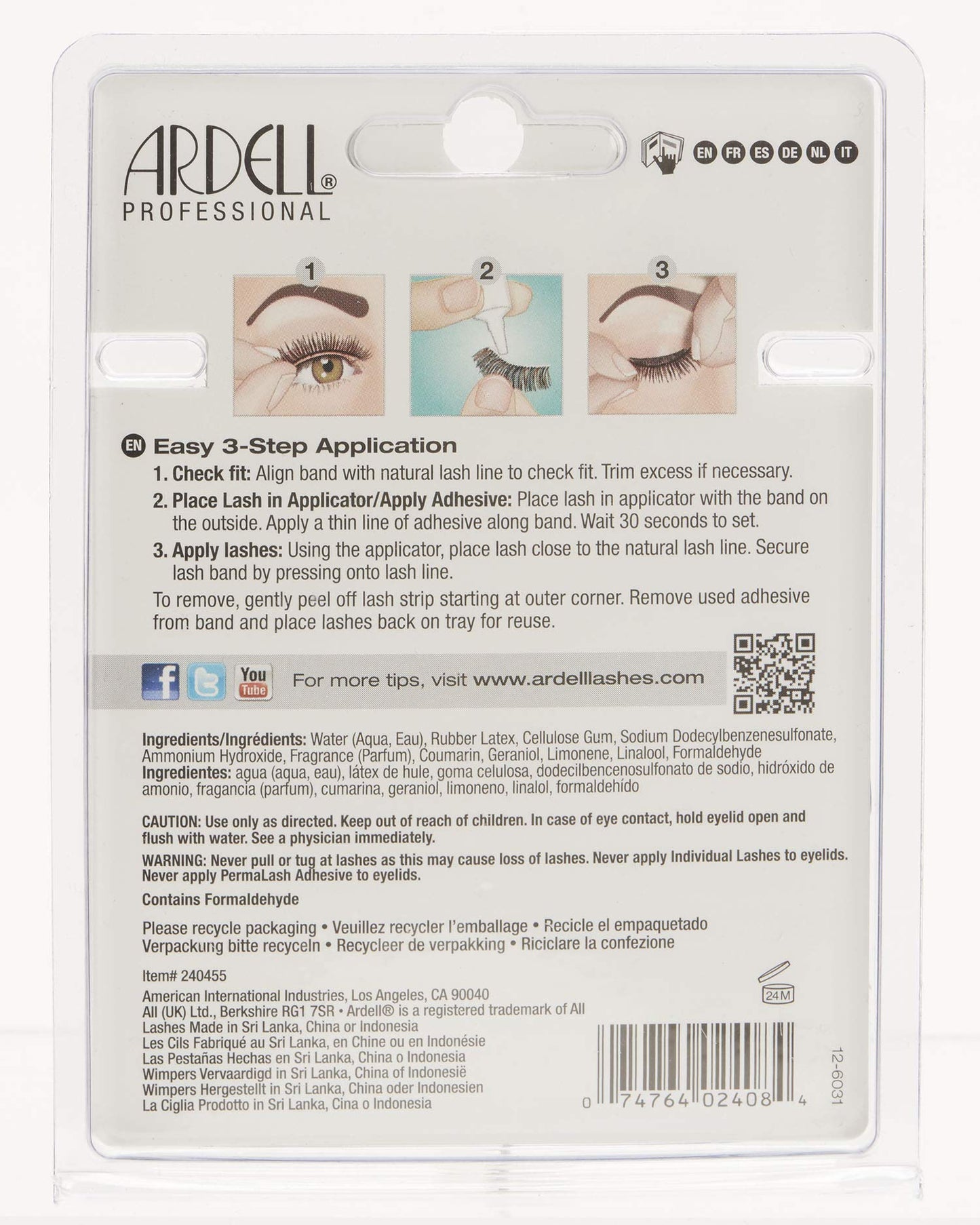 Ardell Starter Kit Natural 101 Demi Black