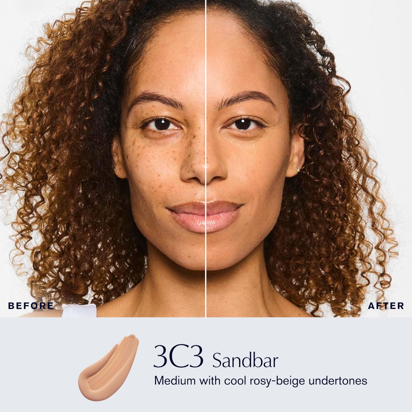 Estée Lauder Double Wear Stay-in-Place Foundation Makeup | 36-Hour Long-Wear Matte Foundation, 1 Fl Oz, 3C3 Sandbar