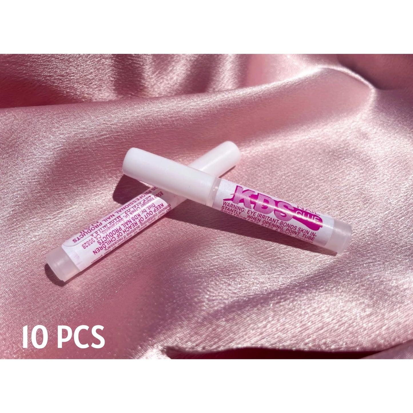 KDS Nail Glue for Professional Fake Nail Art & Design 10pcs Nail Tip Extension Glue