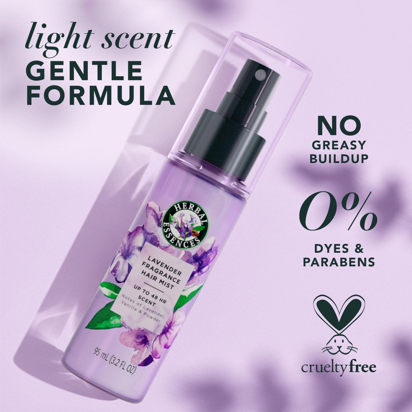 Herbal Essences Hair Perfume for Women, Lavender Scent | Hair Mist Fragrance Spray, Defined Curls, 3.2 fl oz, for all Hair Types Beauty and Personal Care Herbal Essences