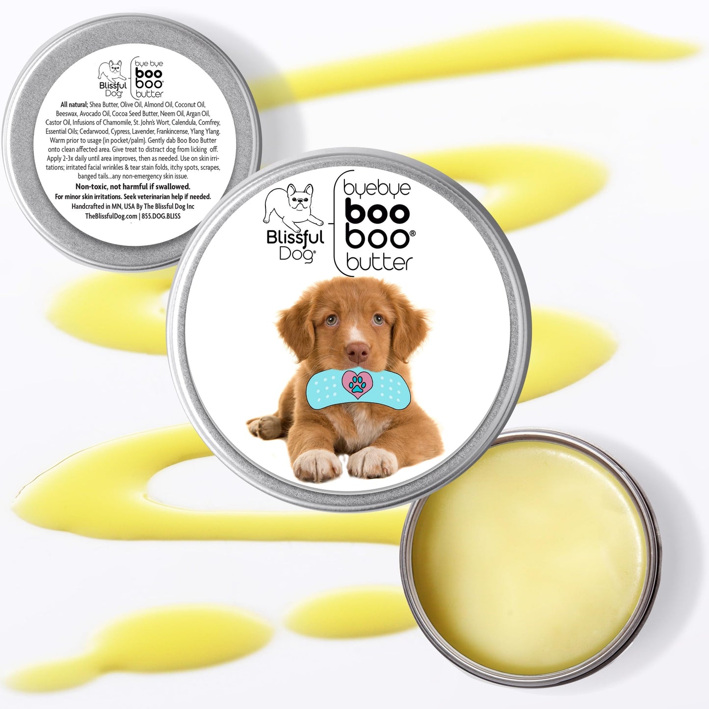 The Blissful Dog Nova Scotia Duck Tolling Retriever Boo Boo Butter, 2-Ounce Beauty and Personal Care The Blissful Dog