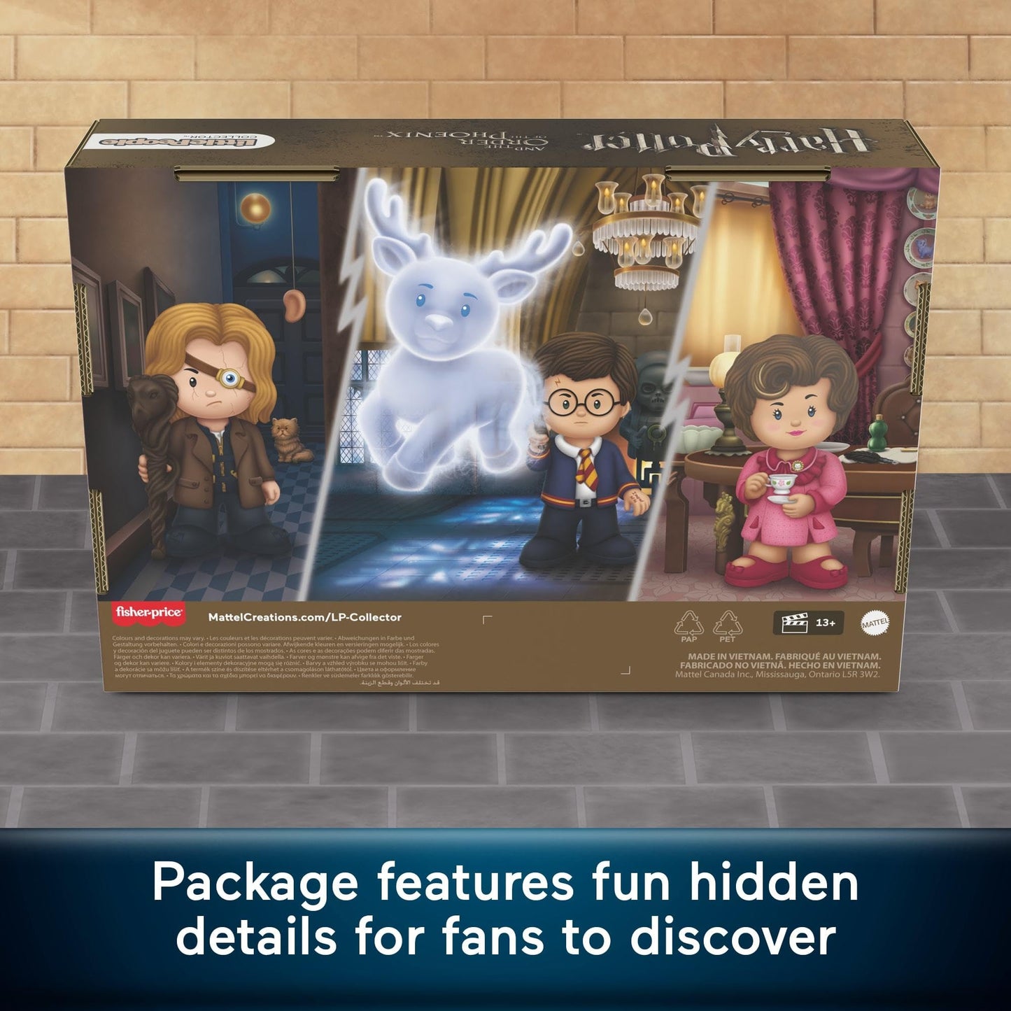 Little People Collector Harry Potter and The Order of The Phoenix Special Edition Set for Adults & Fans, 4 Figures in a Display Box
