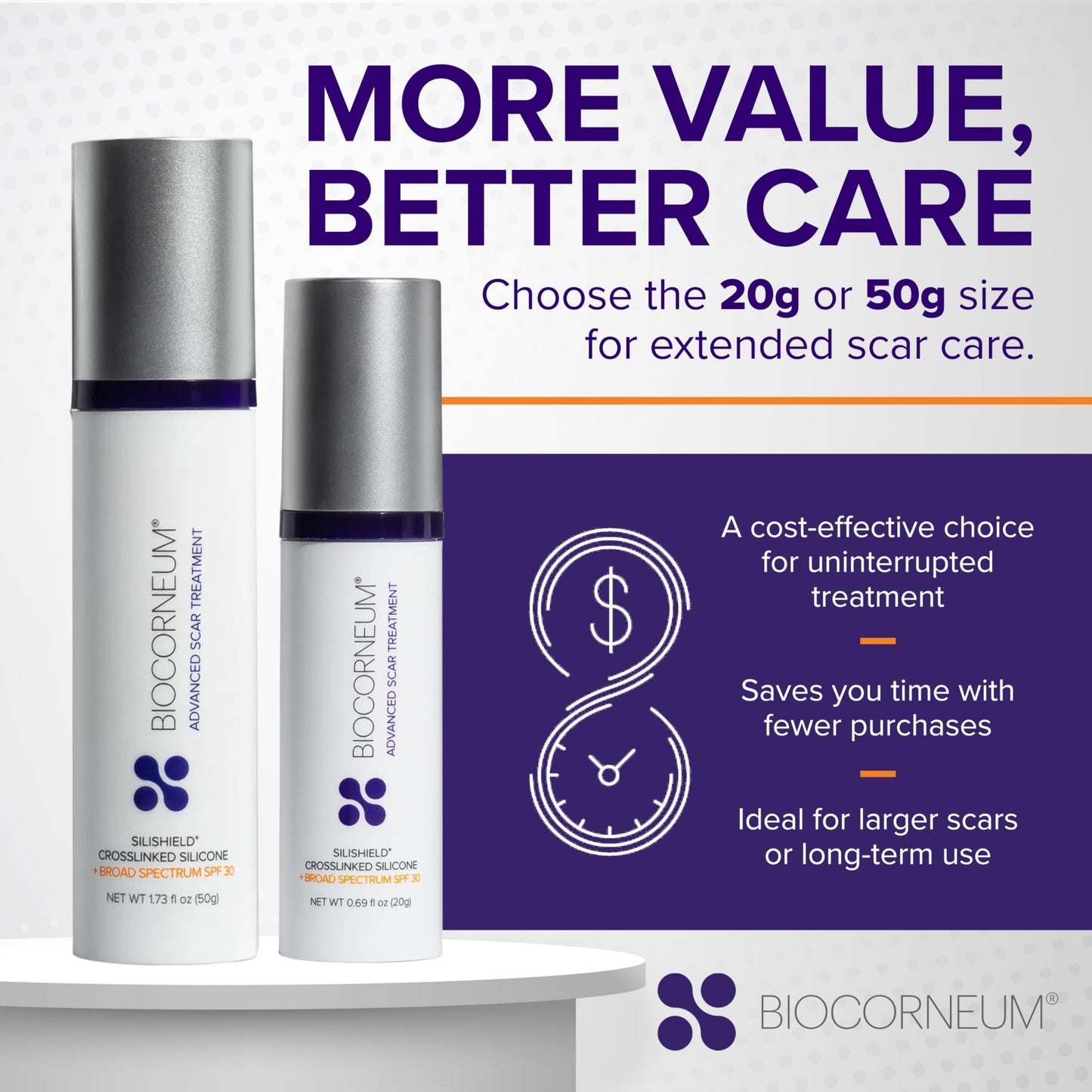 Biocorneum Silicone Scar Gel with Silishield®, SPF 30 Scar Cream, 20g Beauty and Personal Care BIOCORNEUM