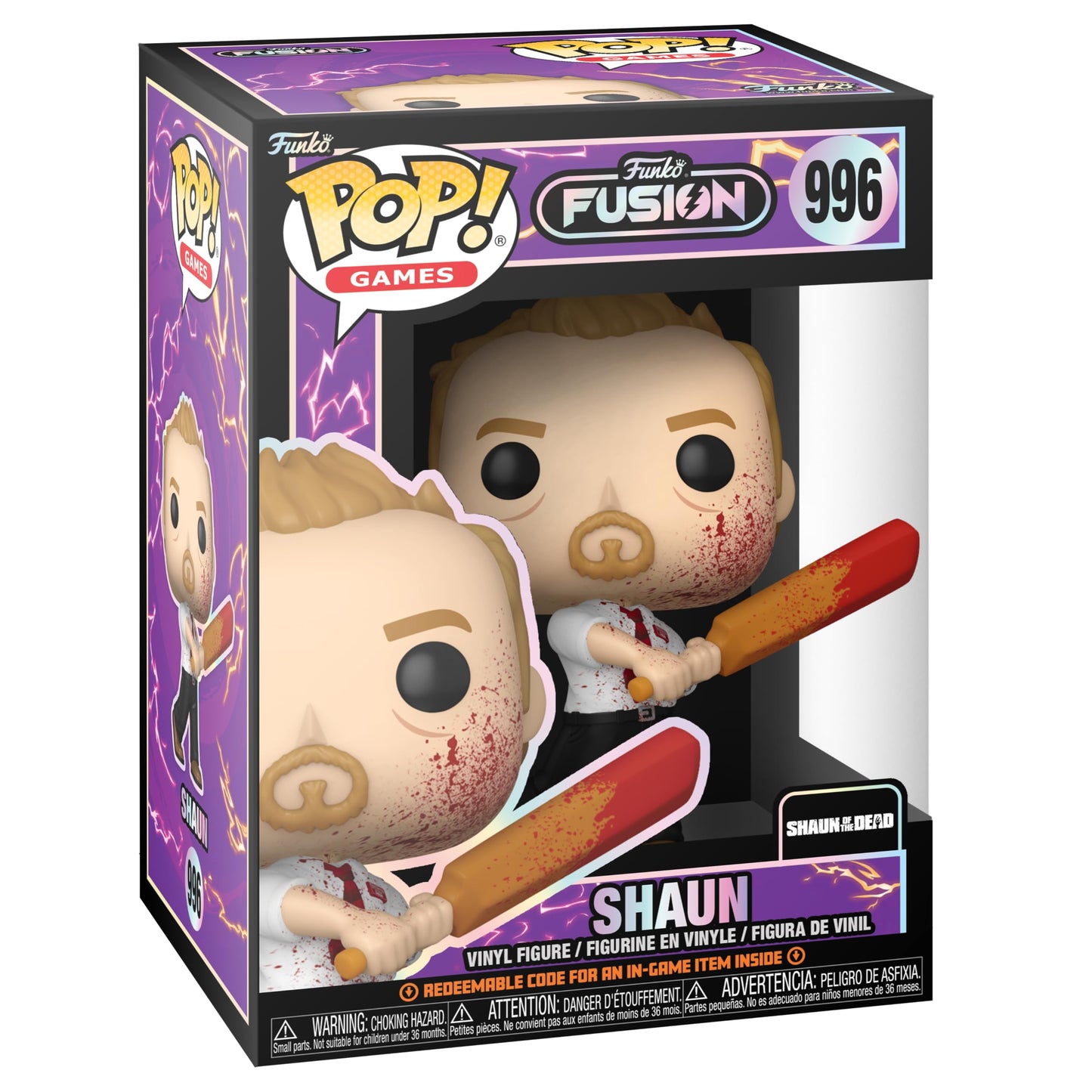 Funko POP Games: Fusion - Shaun - Shaun of The Dead - Collectable Vinyl Figure - Gift Idea - Official Merchandise - for Kids & Adults - Horror Fans…