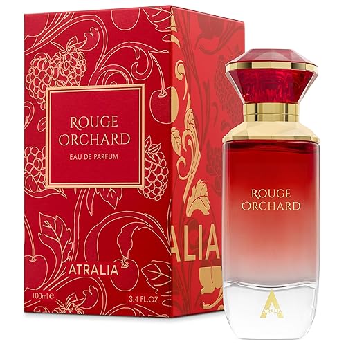 Atralia Rouge Orchard Eau de Parfum 100ml - Fruity Floral Perfume for Women, Raspberry, Rose, Cherry, Vanilla & Patchouli, Long Lasting Elegant