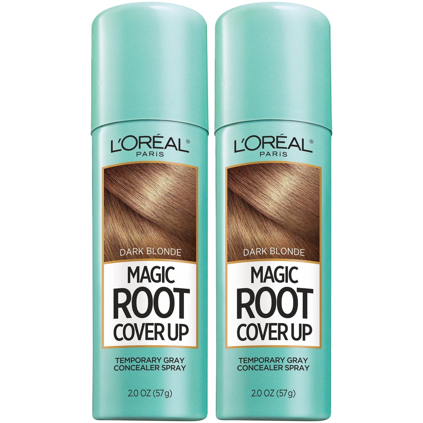L'Oreal Paris Magic Root Cover Up Gray Hair Spray, 100% Gray Hair Coverage with Buildable, Lightweight, Transfer-Resistant, and Temporary Formula