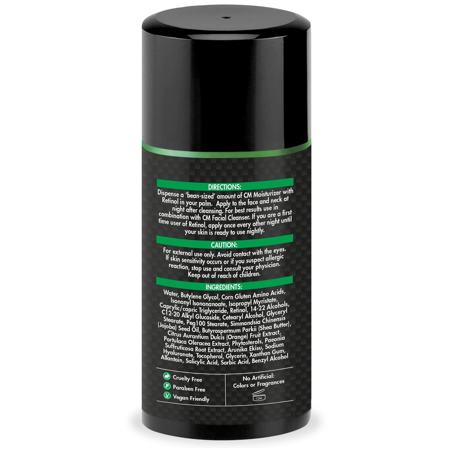 CHAMUEL MEN Daily Face Cream for Men with 2.5% Retinol Anti-Aging Moisturizer for Fine Lines, Dark Spots, and Wrinkles - Overnight Lotion