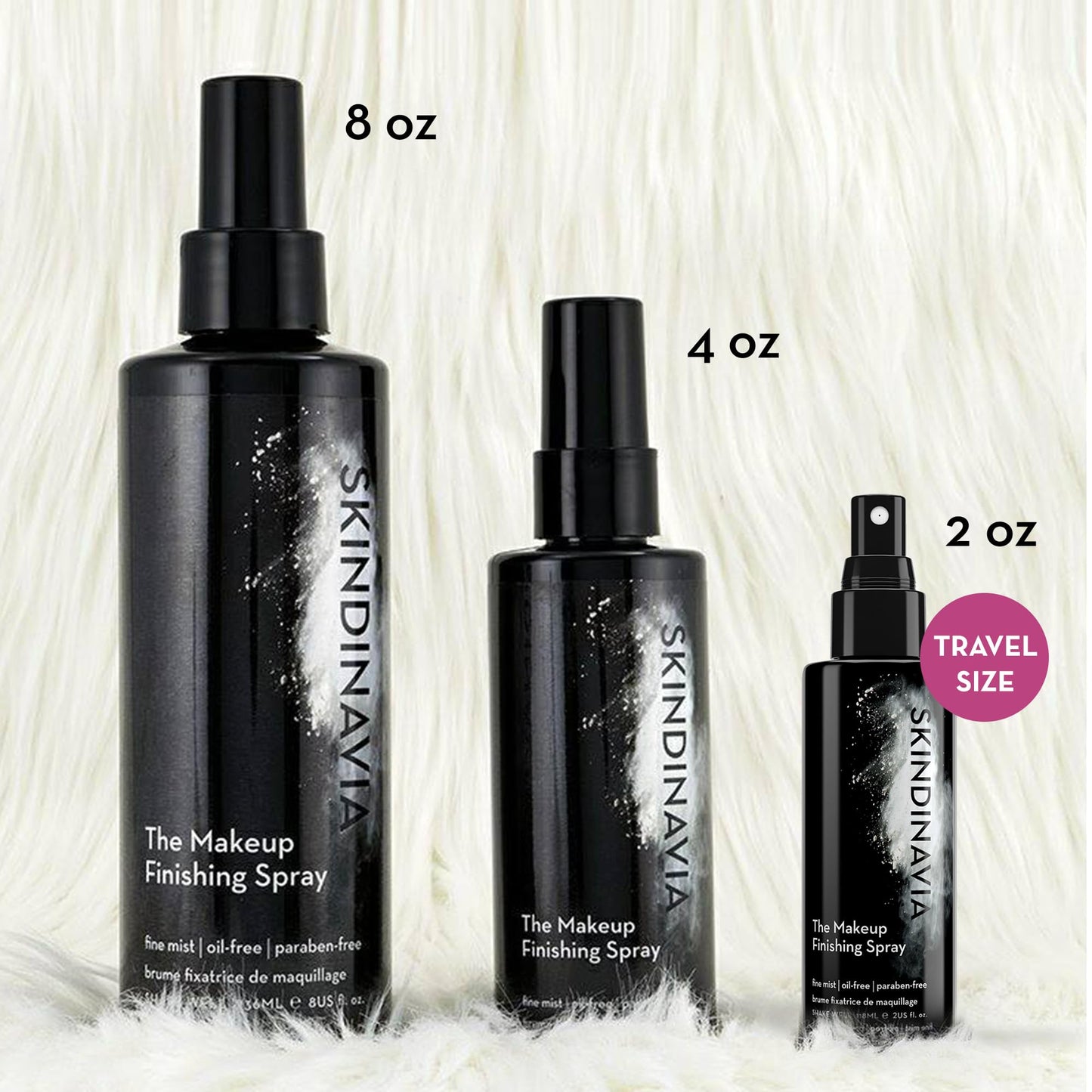 Skindinavia The Makeup Finishing Spray, Classic Makeup Setting Spray, All-Day Wear, Long-Lasting Up to 16+ Hours, Heat-Resistant & Waterproof, Cooling