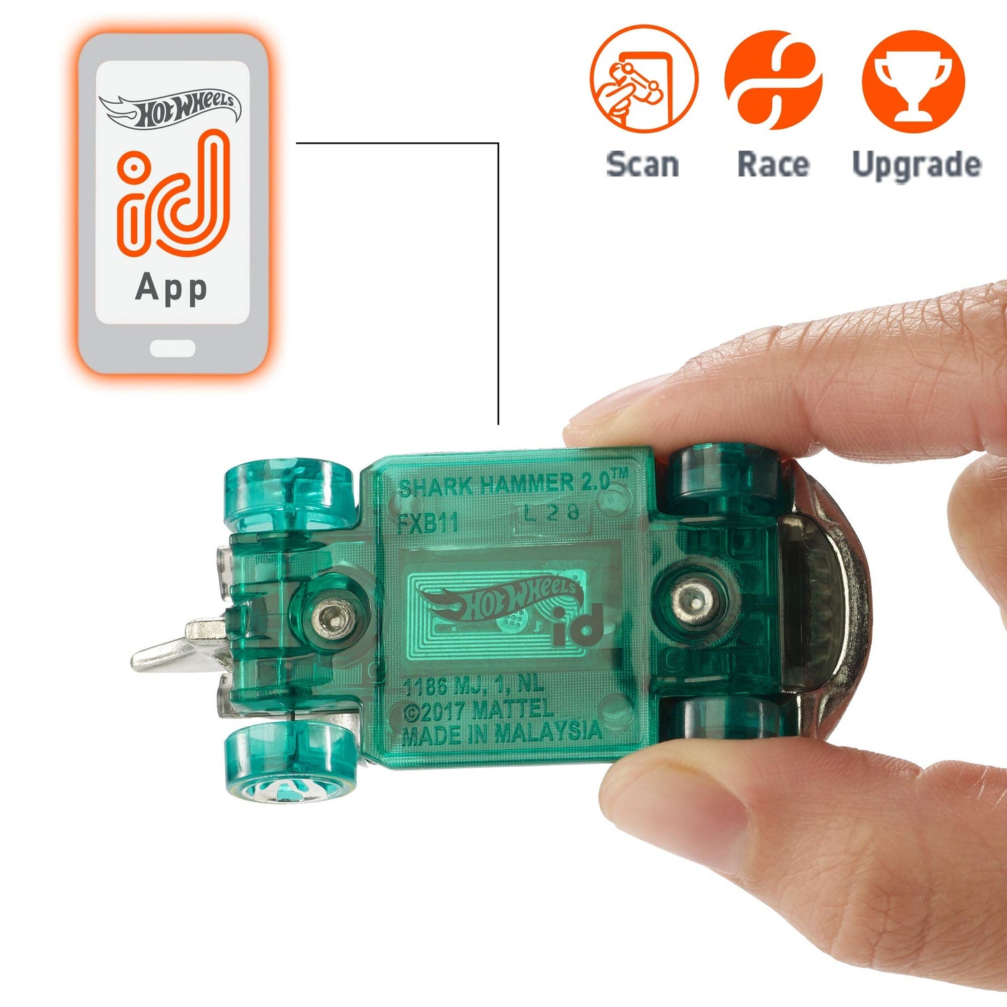 Hot Wheels id Shark Hammer 2.0 {Street Beasts}