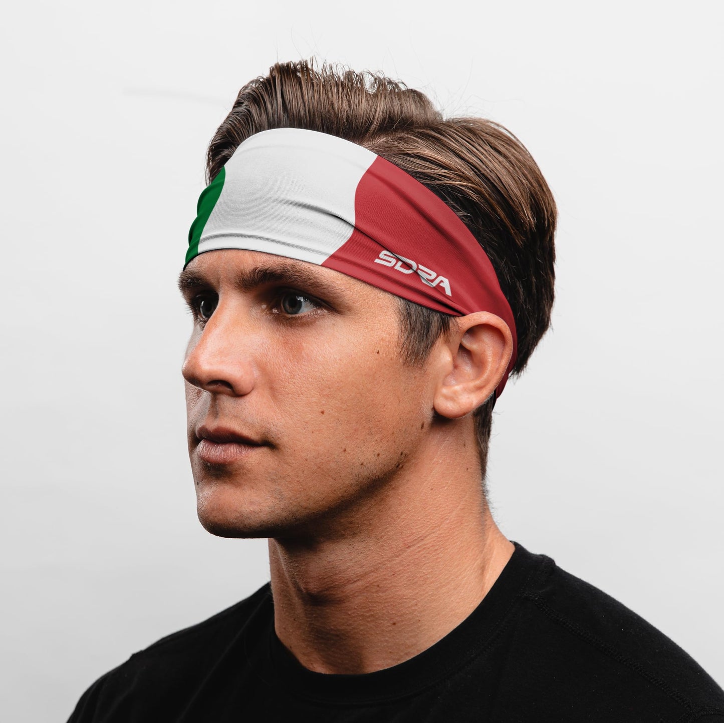 Suddora Italy Tapered Headband - for Workout, Sports, Costume and National Team Accessories