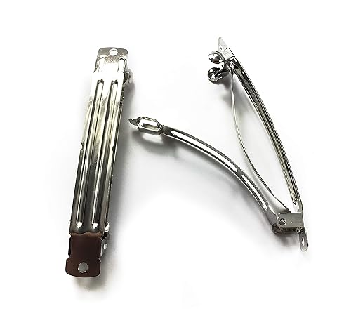 20pcs 60mm French Barrette Hair Clips for DIY Craft Project