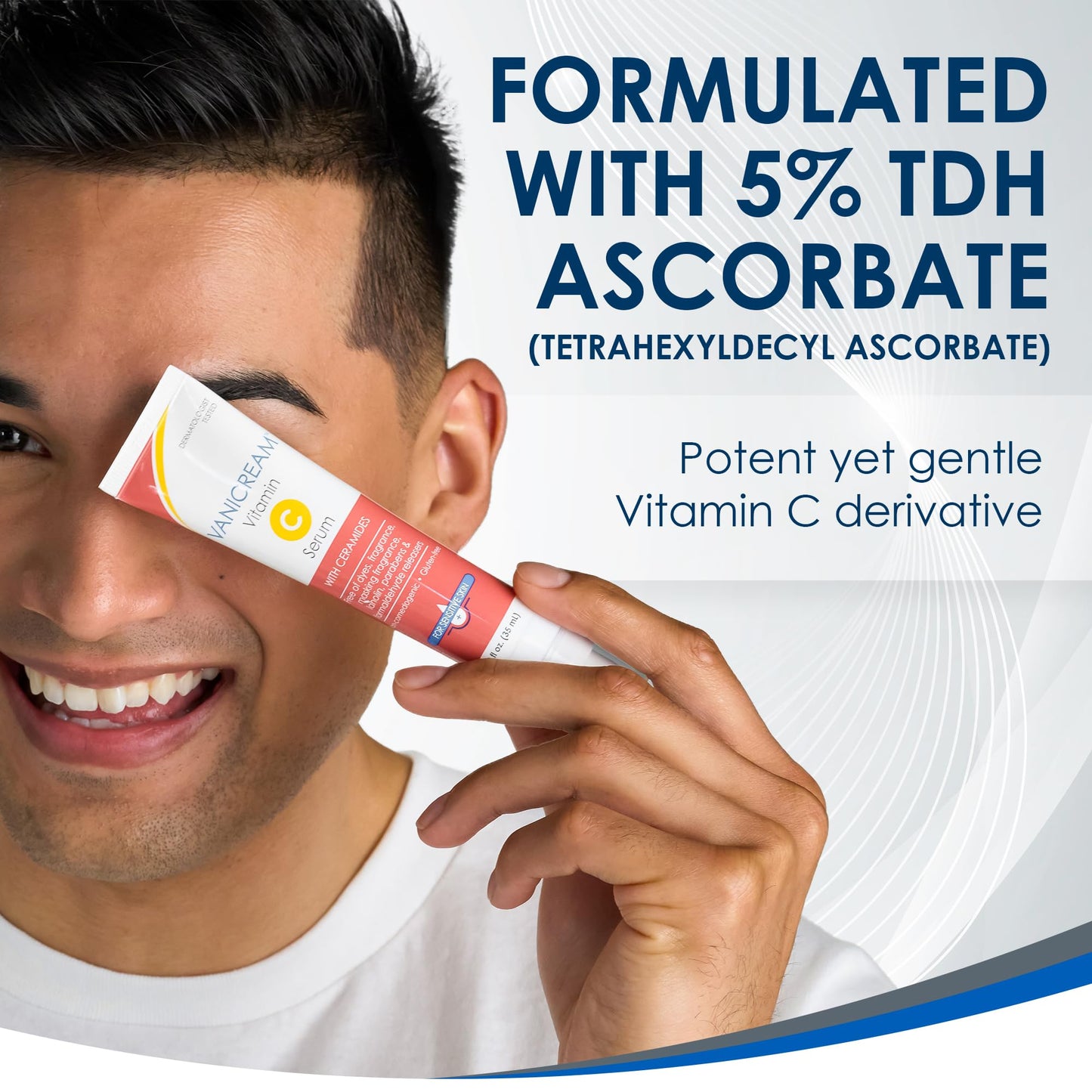 Vanicream Vitamin C Serum, 1.2 Fl Oz, Formulated Without Common Irritants for Sensitive Skin, Milky and Lightweight Brightening Serum, Hydrates