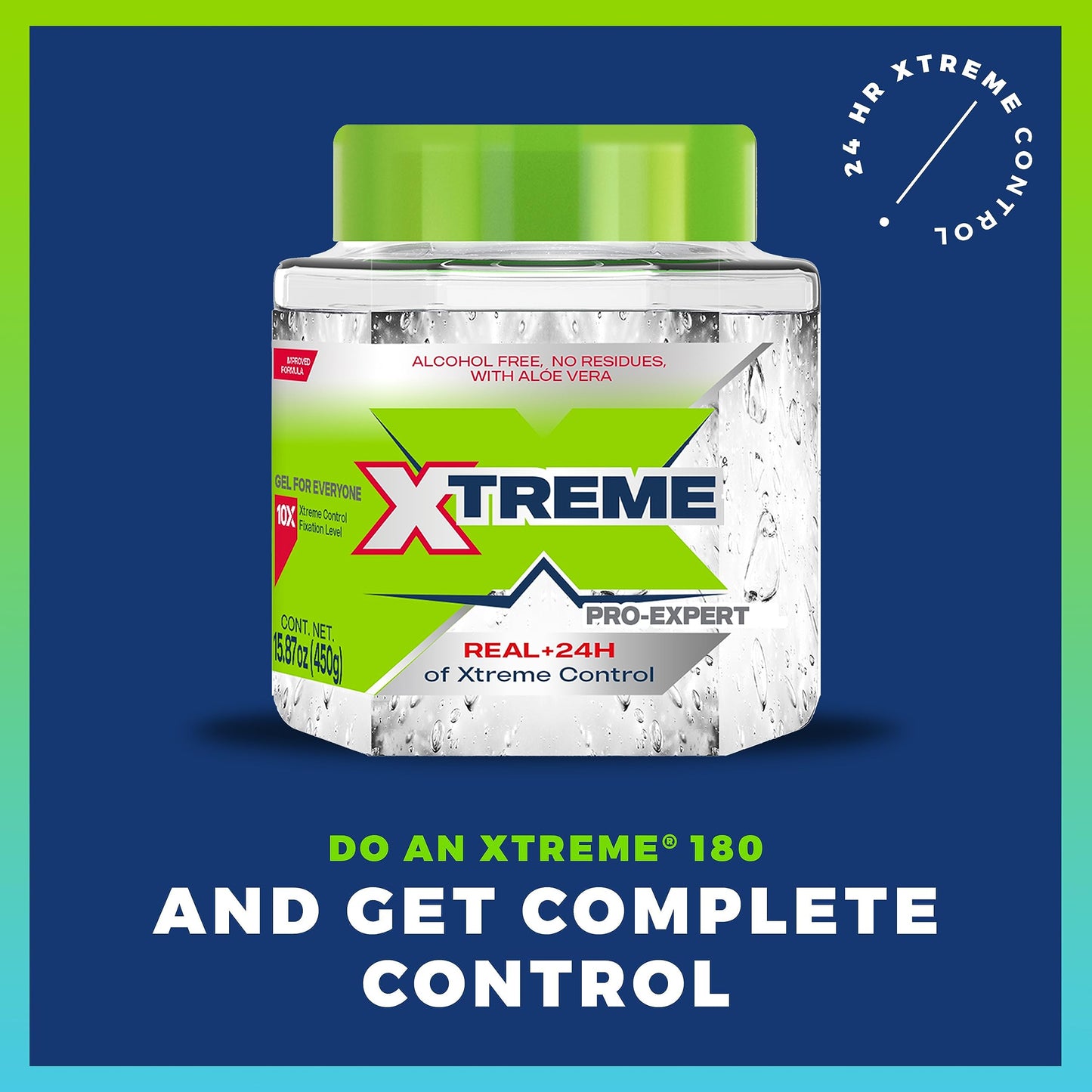 Xtreme Pro-Expert Clear Styling Hair Gel, 15.87 Oz, Pack of 2 Beauty and Personal Care Xtreme