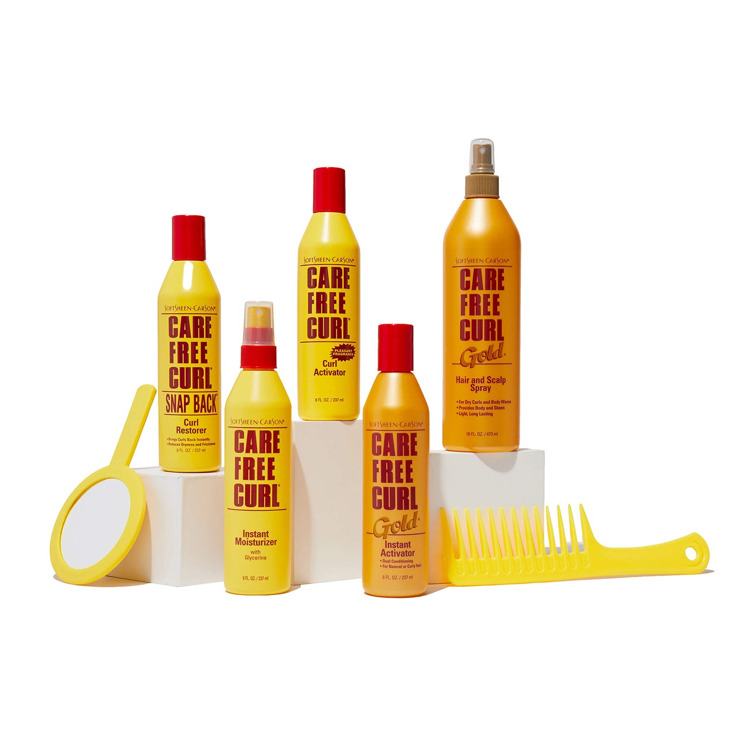 SoftSheen-Carson Care Free Curl Gold Instant Activator, for Natural and Curly Hair, Softens and Hydrates, Moisturizes Hair and Great for Easy Combing