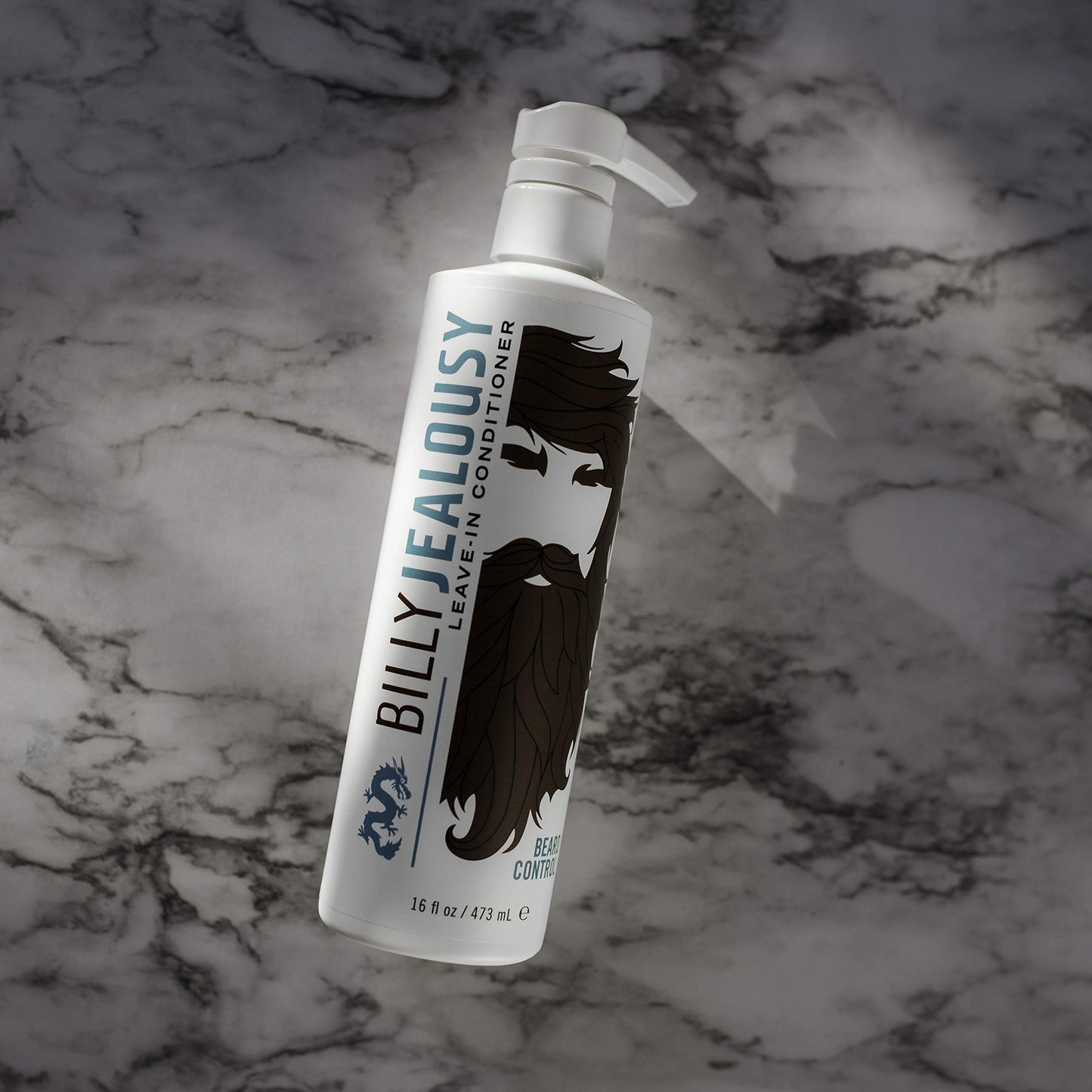 Billy Jealousy Beard Control Leave In Beard Conditioner for Men with Aloe Leaf Juice and Jojoba Seed Oil, Softens Hair and Skin, Light Hold with Matte