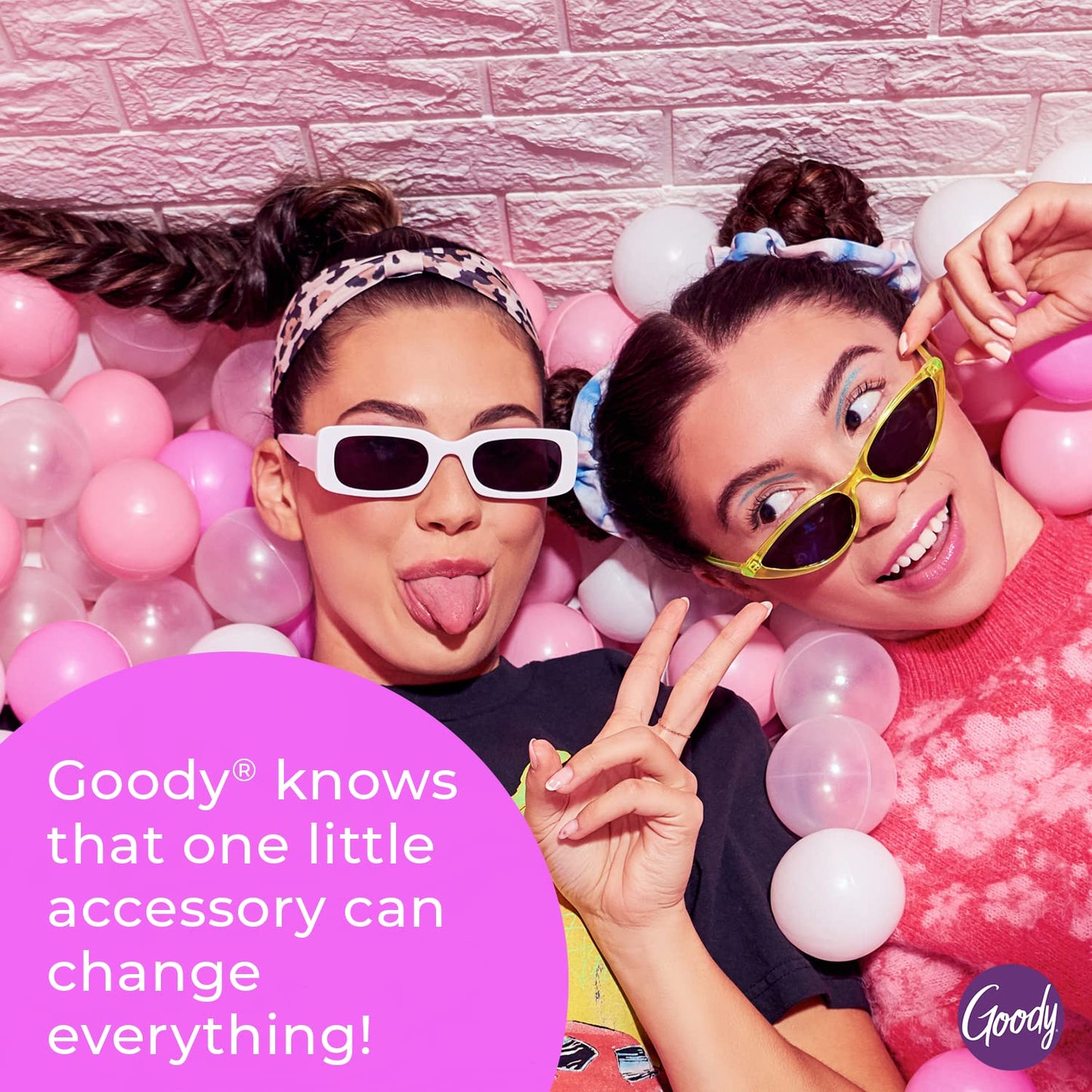 Goody Kids Mini Epoxy Contour Snap Clips - 8 Count, Daisy Charm - Just Snap Into Place - Suitable for All Hair Types - Pain-Free Hair Accessories
