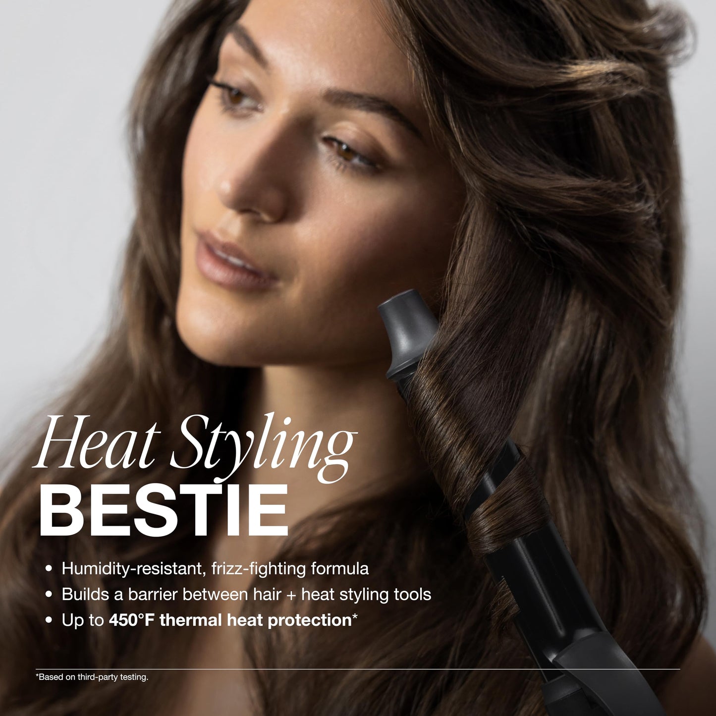 Paul Mitchell Hot Off The Press Heat Protectant, Humidity Resistance, Flexible Hold + Natural Finish, For All Hair Types, 2 oz