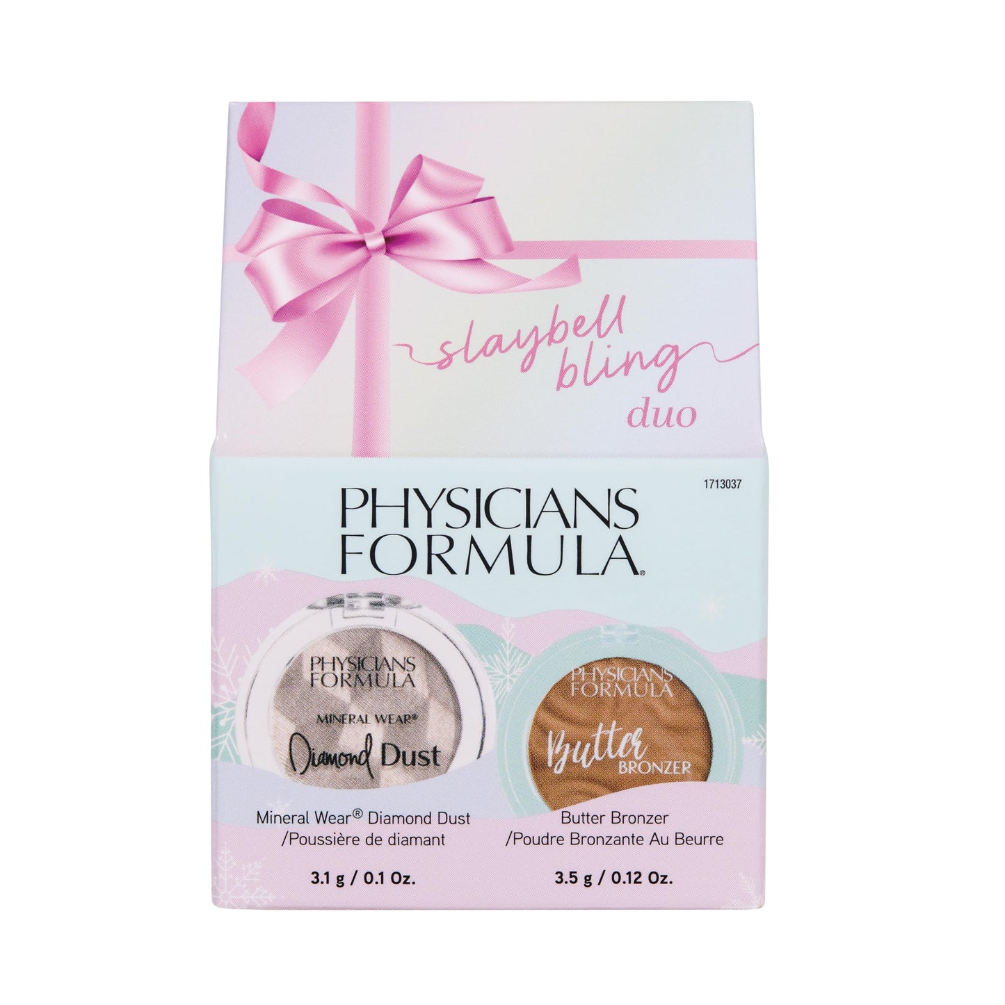 Physicians Formula Slaybell Bling Duo - Butter Bronzer & Diamond Dust Holiday Gift Set, Murumuru Butter Infused for a Radiant Glow, Cruelty Free