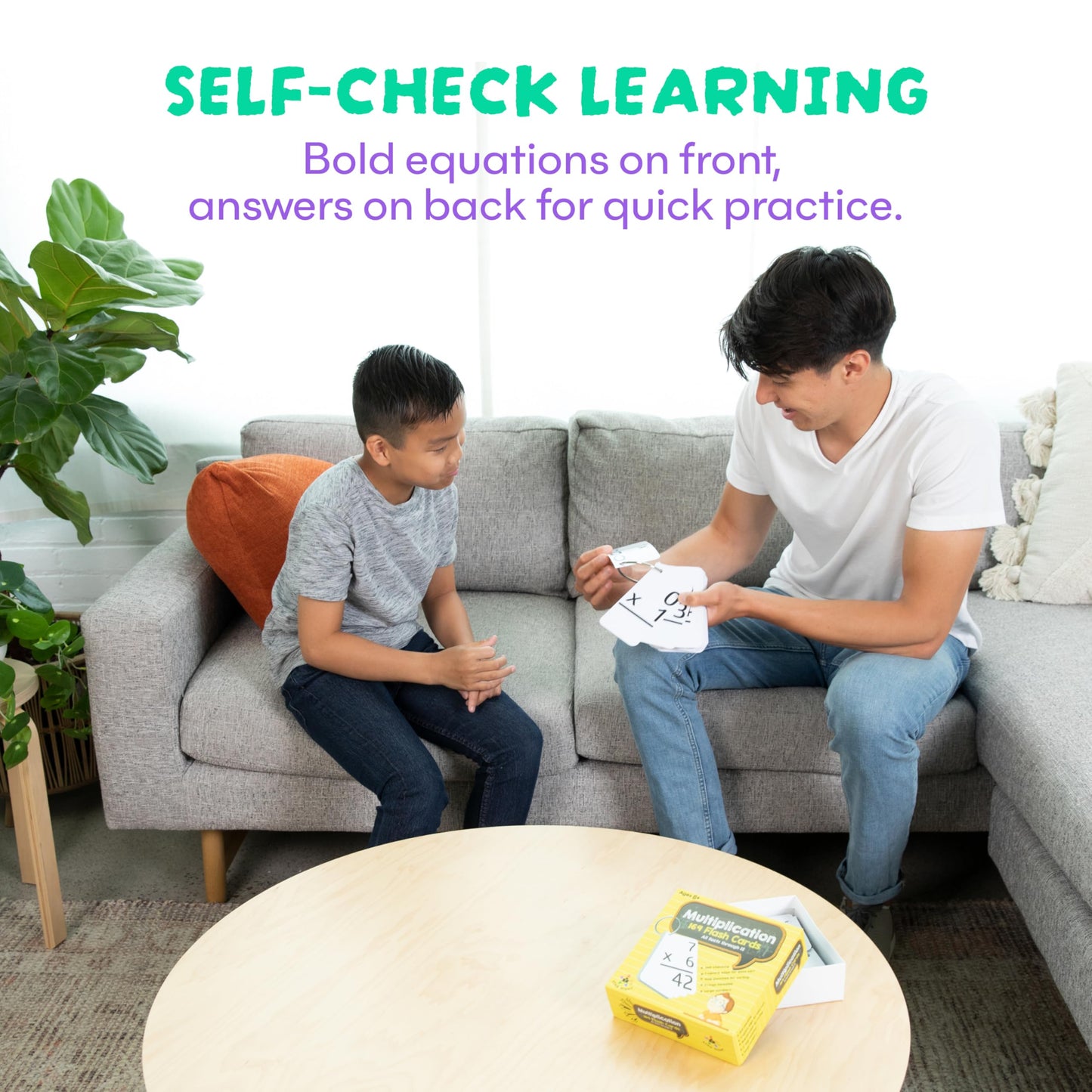 Star Right Multiplication Flash Cards | 169 Math Study Cards with Binder Rings | Times Tables Practice Set for Kids Ages 8+ Home or School