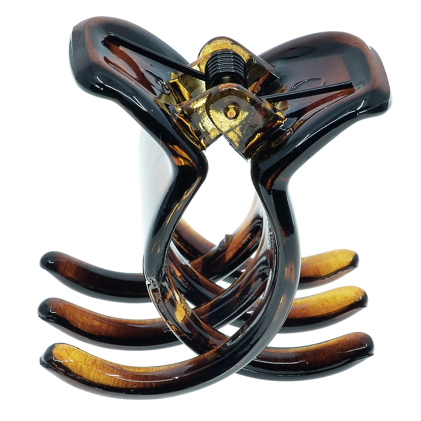 Camila Paris NV123 French Hair Clip for Women, Small Set of 2 Tortoise Girls Hair Claw Clips Jaw. Fashion Durable Styling Hair Accessories for Women