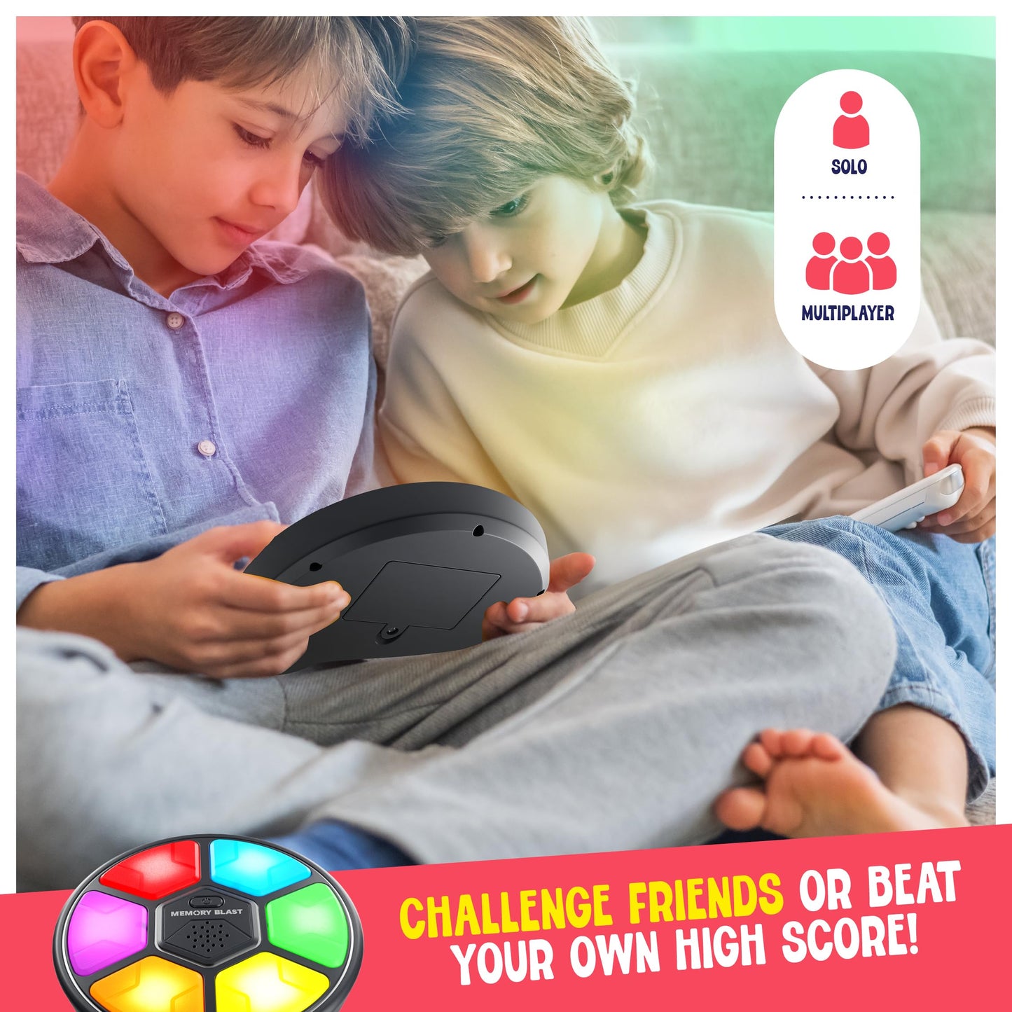 Memory Game for Kids - Gifts for Boys & Girls - 6 7 8 9 10 11 Year Old Boy Birthday Gifts - Kids Games - Toys for 10 Year Old Boy - Car Handheld…