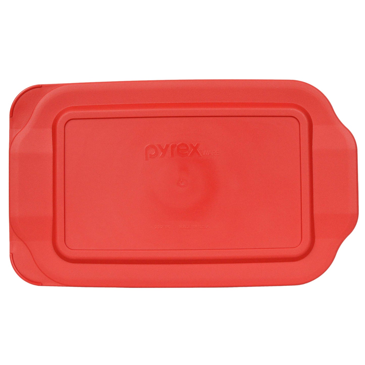 Pyrex 232-PC 2-Quart Red Food Storage Replacement Lid (2-Pack) - Made in USA