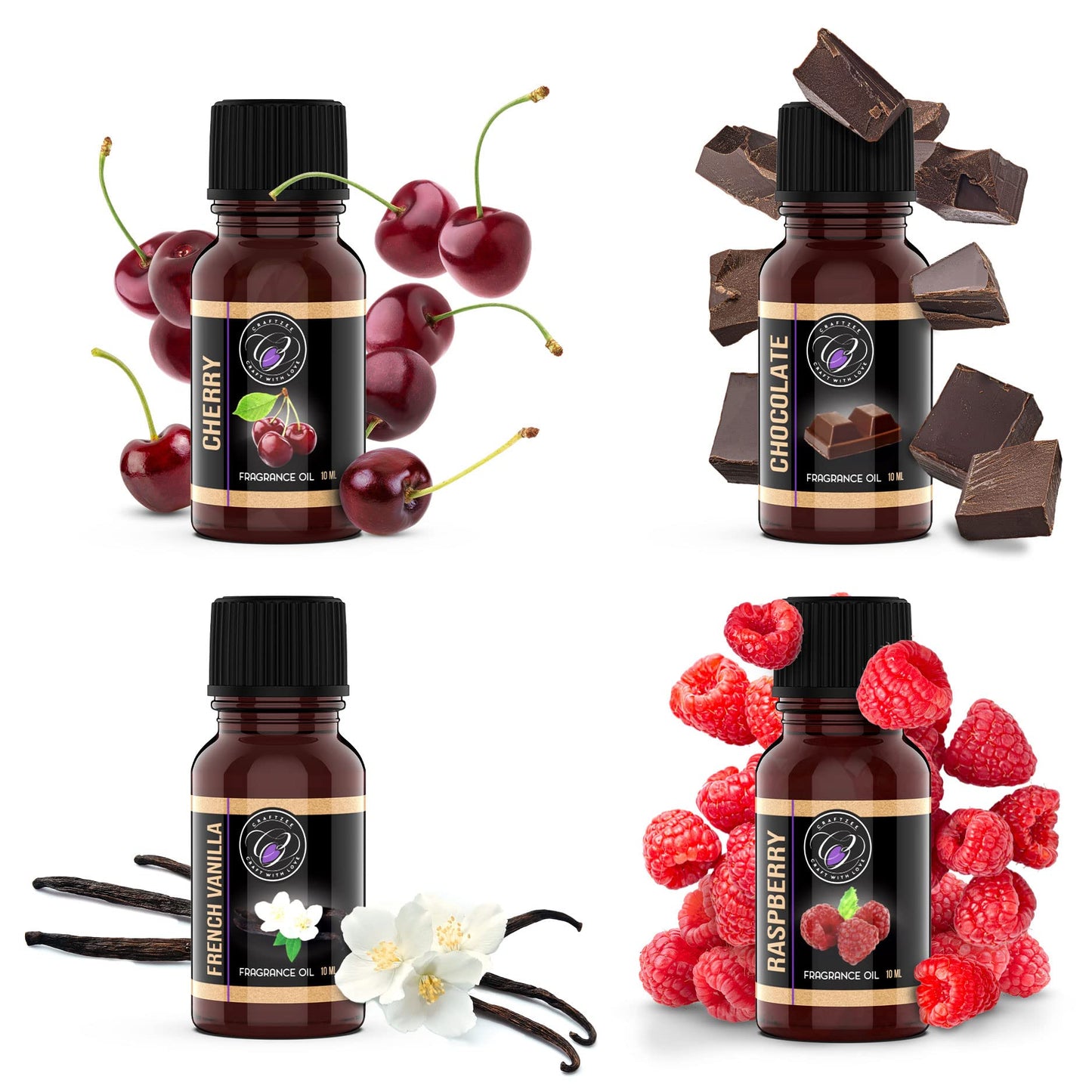 CraftZee ?????????????? Lip Balm Making Kit. DIY Lip Gloss Pack, Natural Beeswax, Shea Butter, Sweet Almond Oil, Essential Oils, Tools, Instruction Manual