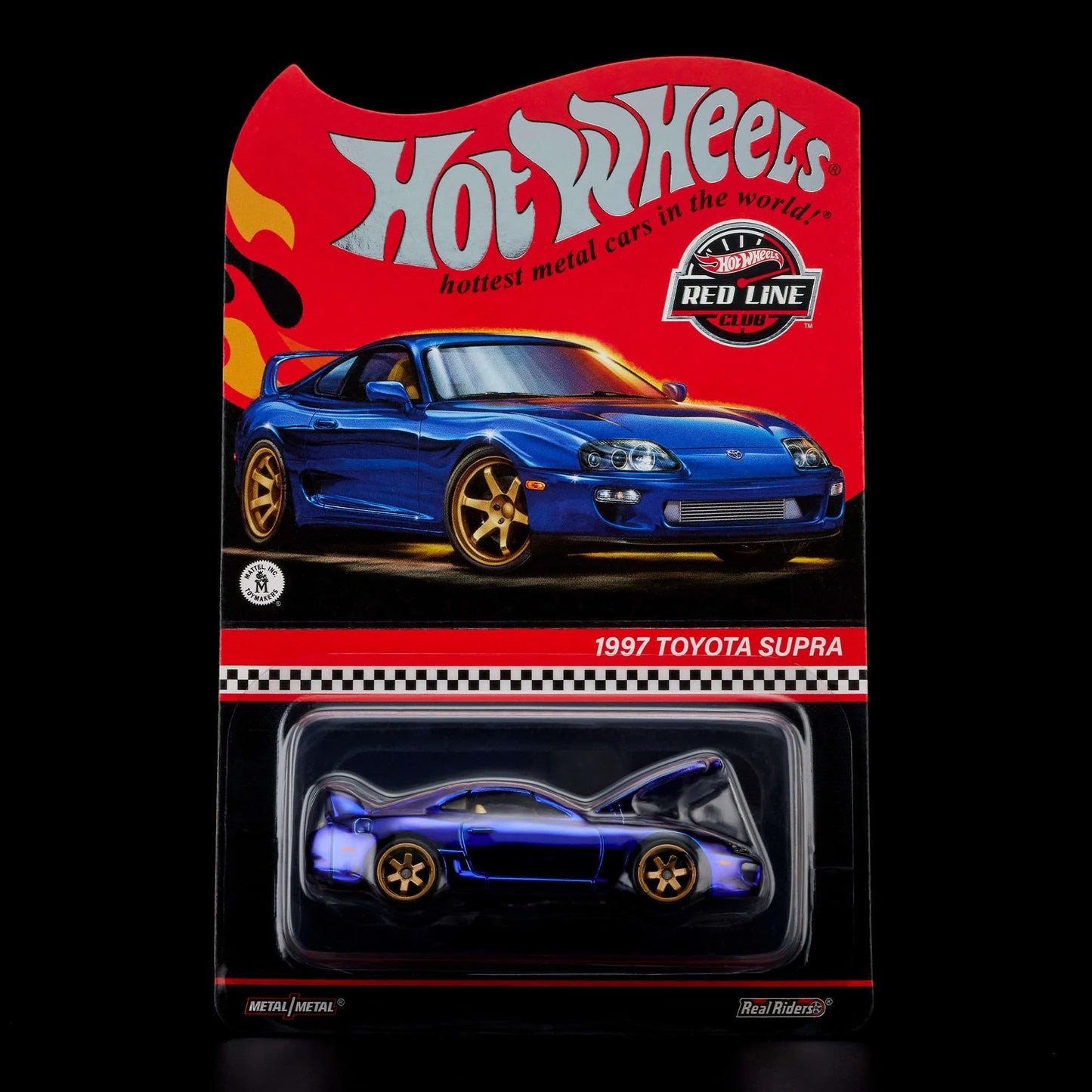 Hot Wheels 1997 Toyota Supra Blue RLC Red Line Club