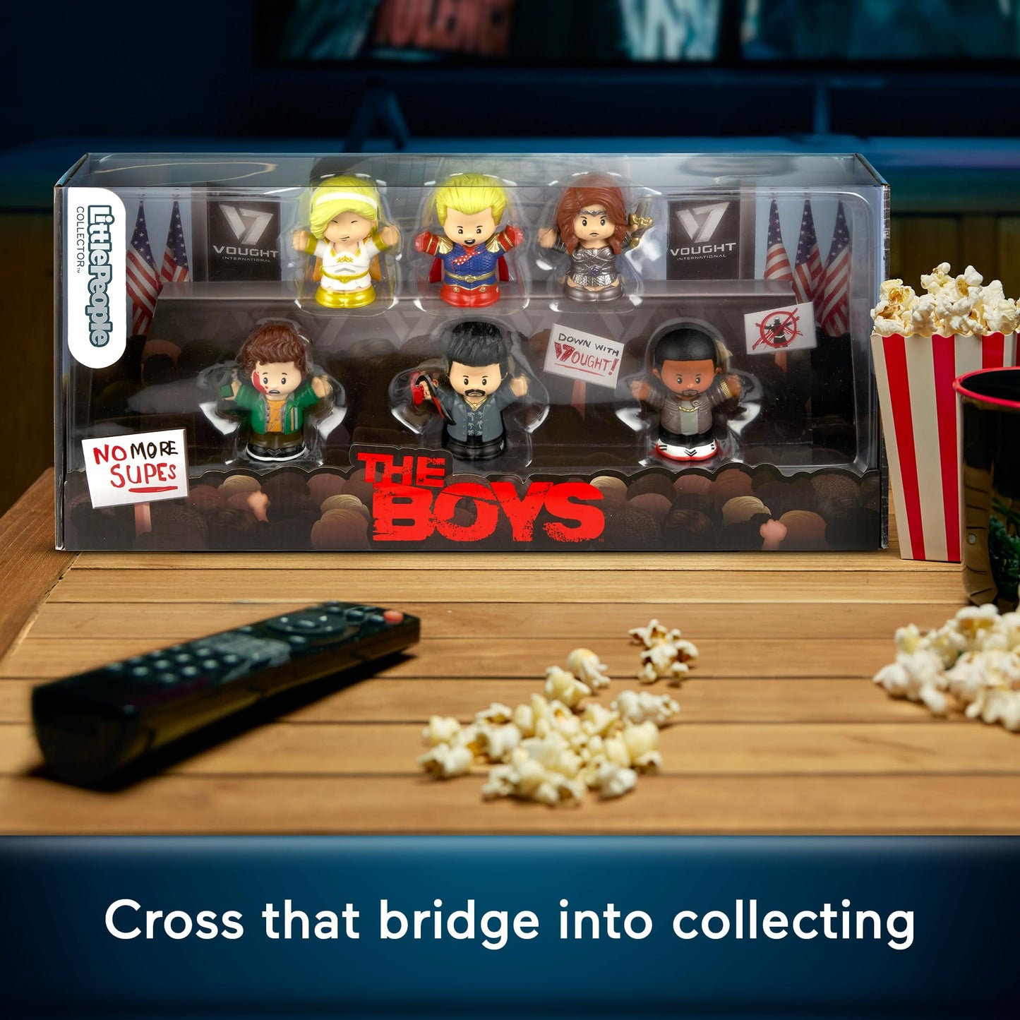 Little People Collector The Boys Special Edition Set with Character Figures in a Display Box for Adults & Fans, 6 Figures