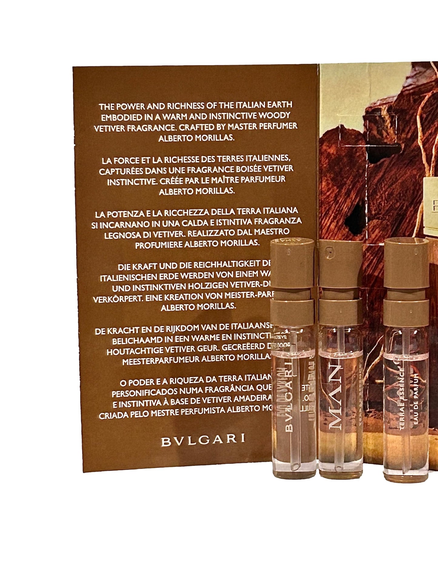 Bvlgari Man Terrae Essence By Bvlgari Eau De Parfum Spray Vial
