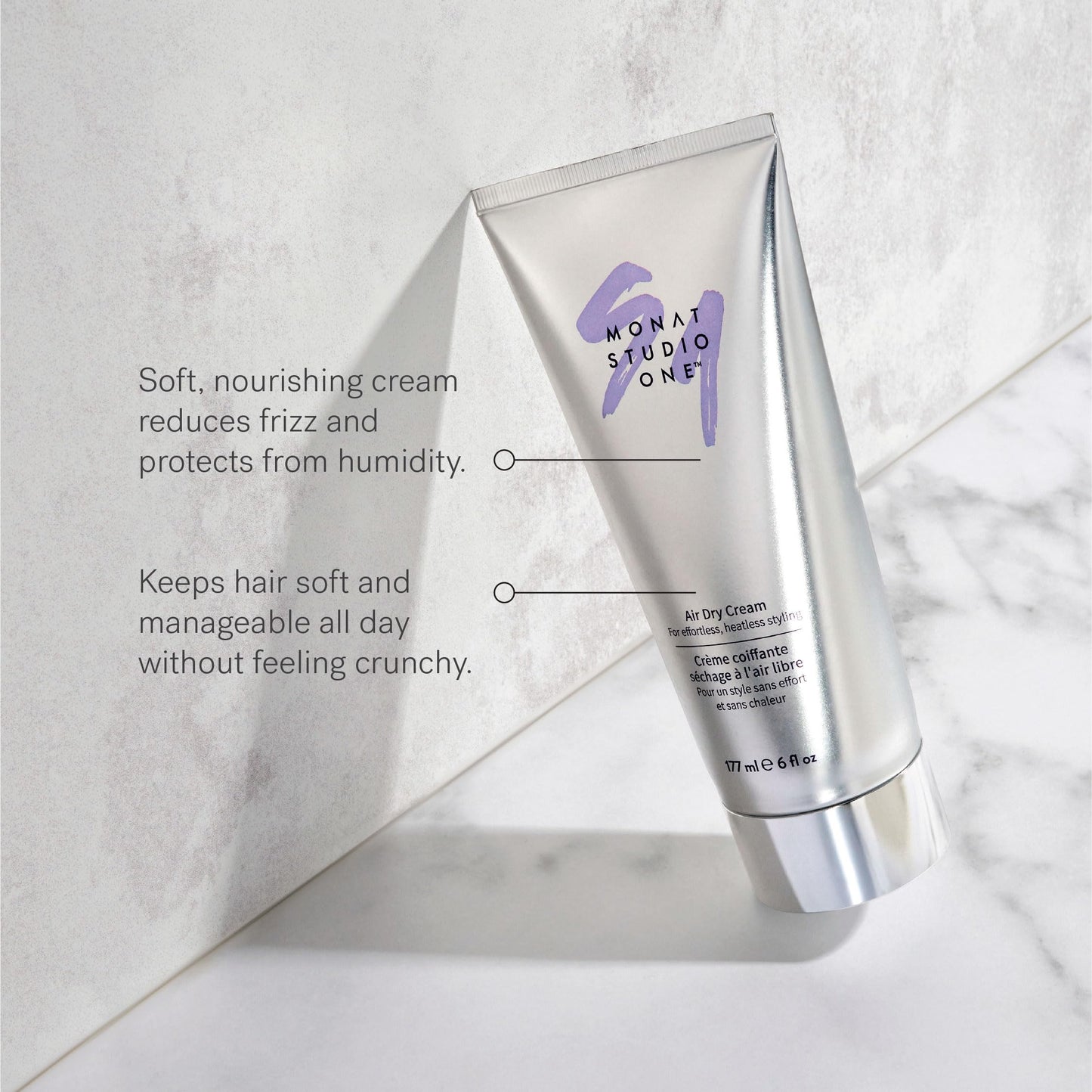 MONAT STUDIO ONE™ Air Dry Cream - Soft, Hair Styling Cream for touchable hold and Humidity Protection. Hair Frizz Control for All-Hair Types and no Beauty & Personal Care MONAT