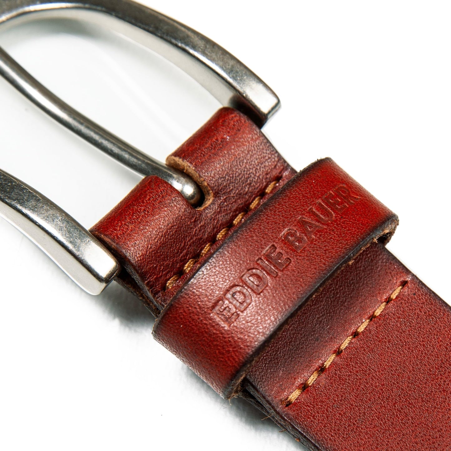 Eddie Bauer Women's Casual Leather Belts with Durable Metal Buckle, Endless Leather - Tan, Small