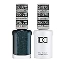 DND Gel Polish Set, Blue Collection, UV Gel Polish and Air Dry Nail Lacquer, Matching Chip-Free Polish Duo, 765 Iceland, 0.5 Fl Oz