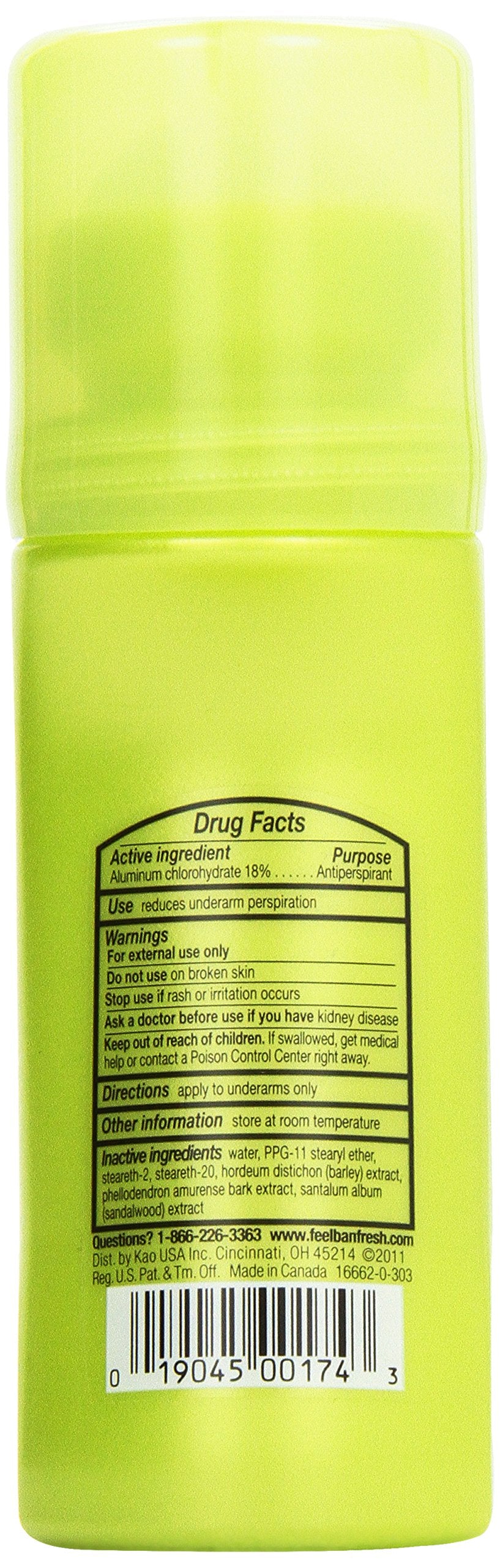 Ban Roll-On Deodorant, Unscented - 3.5 oz Beauty and Personal Care Ban